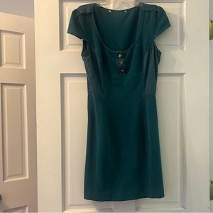 DVF dress. Size 2.color teal.